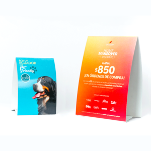 Habladores en acrílico